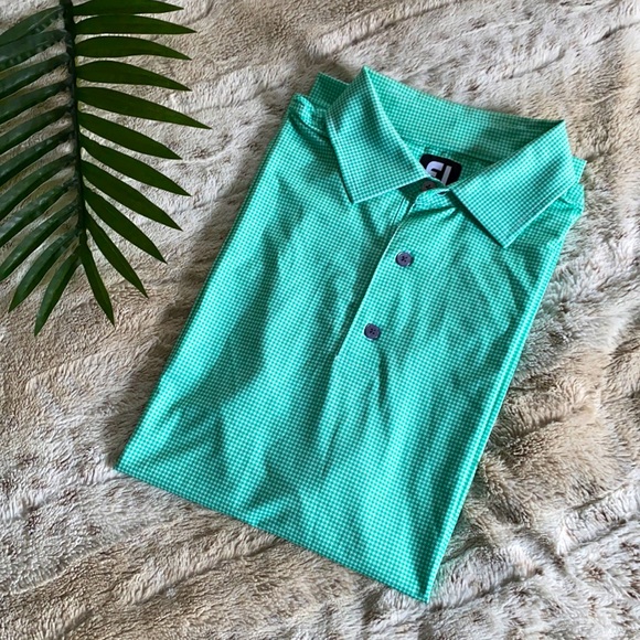 FootJoy Other - FootJoy Golf Polo - Green + White